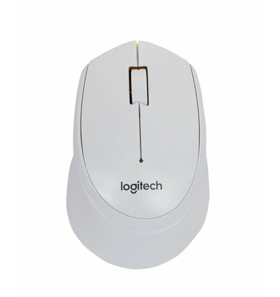 Мышь Wireless Logitech M330 Silent Plus 910-004926 белая, оптическая, 1000dpi, 2.4 GHz/USB-ресивер, бесшумная, под правую руку