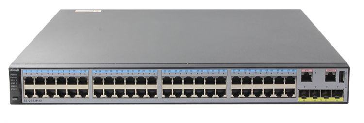 Коммутатор управляемый Huawei 02350DLU S5720-52P-SI-AC S5720-52P-SI Bundle(48 Ethernet 10/100/1000 ports,4 Gig SFP,with 150W AC power supply)