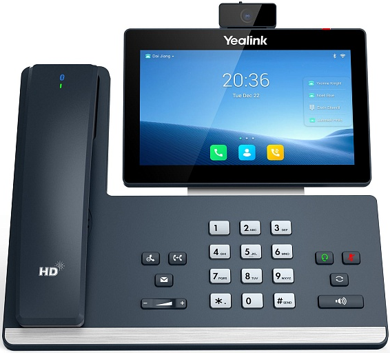 IP-телефония Видеотелефон Yealink SIP-T58W Pro with camera Android, WiFi, Bluetooth трубка, GigE, CAM50, без БП