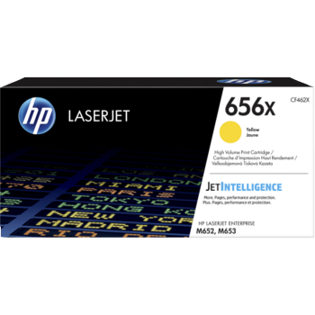 Картридж HP CF462X № 656X для HP CLJ M652/M653 , 22000 стр, желтый