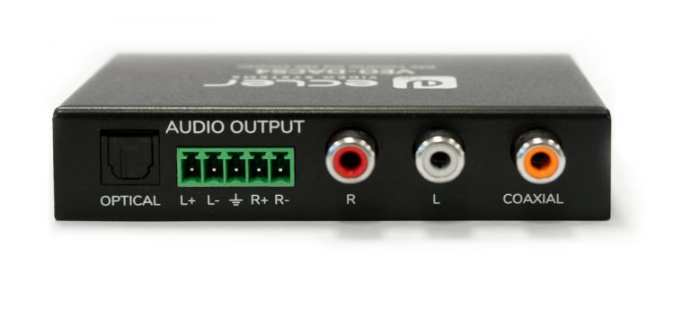 Деэмбеддер Ecler VEO-DACS4 ARC HDMI и конвертер цифрового аудио S/PDIF в аналоговый сигнал и цифровое аудио Toslink