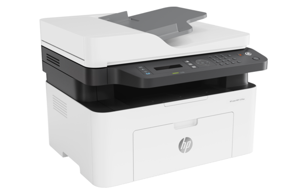 МФУ лазерное черно-белое HP Laser MFP 137fnw 4ZB84A A4, 20стр/мин, 128Мб, дисплей, Wi-Fi, USB 2.0, Ethernet, вх.лоток 150л/вых. 100л