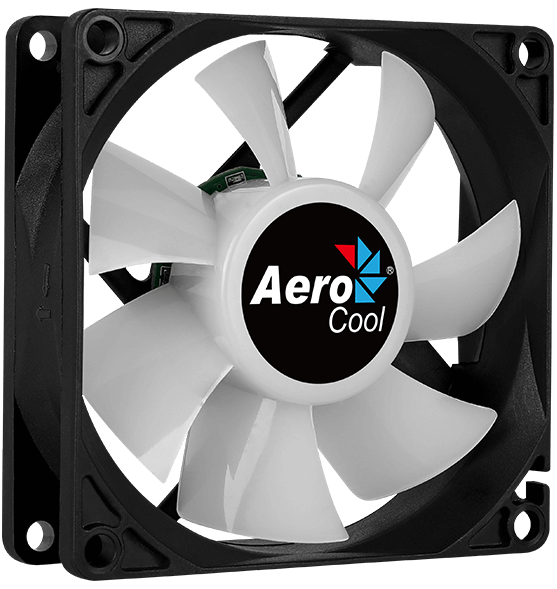 Вентилятор для корпуса AeroCool Frost 8 80x80x25mm, 1500rpm, 21.9 CFM, 28.3 дБА, 3-pin+4-pin(Molex) Ret