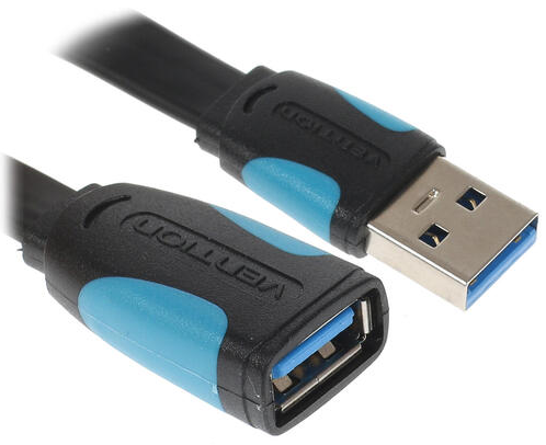 Кабели и переходники  Xcom-Shop Кабель интерфейсный USB 3.0 Vention CQPBD AM/micro B, USB 2.0 AM - 0.5м