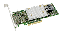 Контроллер SAS Adaptec SmartRAID 3102-8i SGL 2294800-R (8 internal port,PCIe Gen3 ,x8,2 GB DDR4,RAID 0/1/10,RAID 5/6/50/60,FlexConfig)