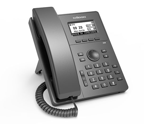   Xcom-Shop Телефон VoiceIP Flying Voice P10P IP телефон, 2xEthernet 10/100, LCD 132x64, 2 аккаунта SIP, G722, Opus, Ipv-6, порт для гарнитуры, книга на 2000 запи