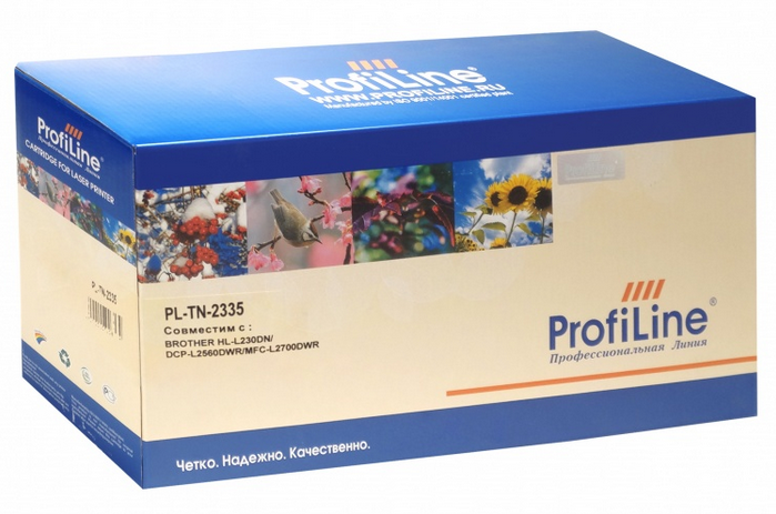 Картридж ProfiLine PL-TN-2335 для принтеров Brother DCP L2540DNR/L2560DWR/L2520DWR/L2500DRMFC/MFC L2720DWR/L2700DWR/L2740DWR/L2700WR/HL L2365DWR/L2340