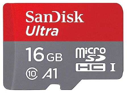 Карта памяти MicroSDHC 16GB SanDisk Ultra Class 10 UHS-I A1 100MB/s