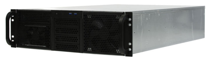 Корпус серверный 3U Procase RE306-D1H11-E-55 1x5.25+11HDD,черный,без блока питания(PS/2,mini-redundant,2U-redundant),глубина 550мм,MB EATX 12x13,8sl