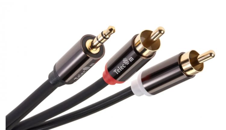 Кабель Telecom TAV7183M-3M 3.5 Jack (M) - 2*RCA (M), 3m