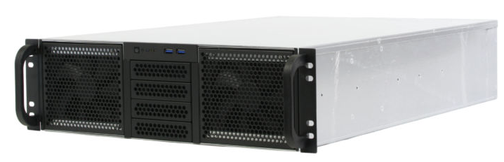 Корпус серверный 3U Procase RE306-D0H14-FC8-55 0x5.25+14HDD,черный,без блока питания(2U,2U-redundant),глубина 550мм,MB CEB 12x10.5,8slot,панель вент