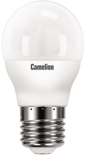 Лампа светодиодная Camelion LED10-G45/865/E27 10Вт/90Вт, E27, 170-265В, 6500К, 850лм, шар (13570)