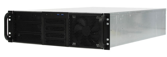 Корпус серверный 3U Procase RE306-D3H8-E8-55 3x5.25+8HDD,черный,без блока питания(2U,2U-redundant),глубина 550мм,MB EATX 12x13,8slot