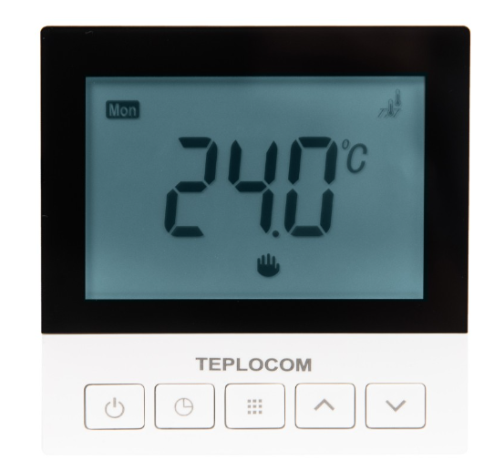 Термостат Бастион Teplocom TSF-Prog-220/16A для электрического теплого пола