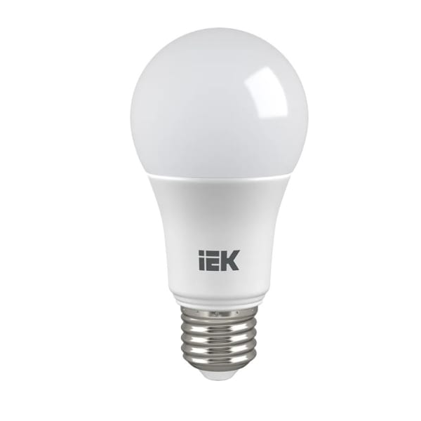 Лампа светодиодная IEK LLE-A60-11-230-30-E27 ECO A60 11Вт грушевидная 3000К тепл. бел. E27 990лм 230-240В