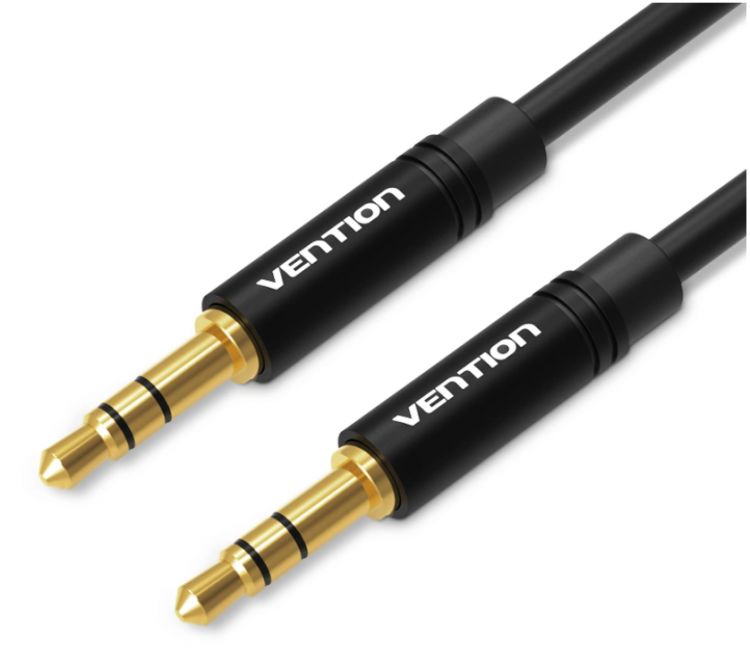 Кабель акустический Vention BAKBG Jack 3,5 mm M/Jack 3,5 mm M - 1.5м Черный