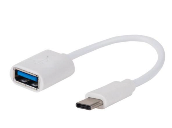 Кабель интерфейсный Rexant 18-1180 OTG Type C на USB шнур 0.15 м белый (10шт)