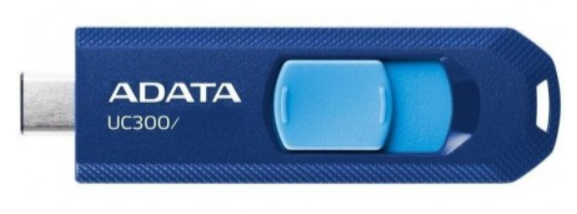 ADATA  Xcom-Shop Накопитель USB 3.2 64GB A-Data ACHO-UC300-64G-RNB/BU UC300, TypeC, синий/голубой