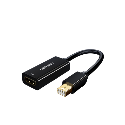 Конвертер UGREEN MD112 10461_ Mini DP/HDMI, 1080p, black