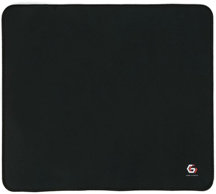Коврик для мыши Gembird MP-35-30-BLACK 350х300х3мм, черный, ткань+резина, оверлок, коробка