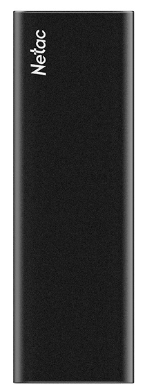 Внешний SSD USB 3.2 Gen 2 Type-C Netac NT01ZSLIM-002T-32BK Z Slim 2TB 550MB/s aluminum