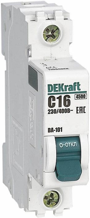 Автоматический выключатель Schneider Electric 11150DEK 1Р 5А х-ка C ВА-101 4,5кА