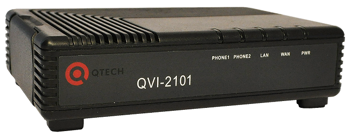  Шлюз QTECH QVI-2101 v2 голосовой, 1*10/100 LAN, 1*10/100 WAN, 1*FXS