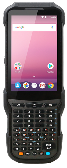 Терминал сбора данных PointMobile PM550 2D Imager, WIFI, BT, 802.11abgn, 2GB/16GB, 6300 mAh, 4.3”, 51 клавиша, Android 7, с пистолетной рукояткой