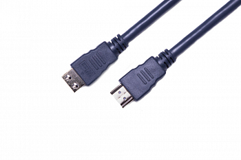 Кабель HDMI Wize CP-HM-HM-0.5M 0.5 м, v.2.0, K-Lock, soft cable, 19M/19M, позол.разъемы, экран, темно-серый, пакет