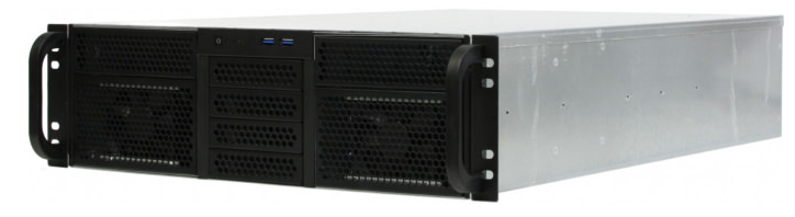 Корпус серверный 3U Procase RE306-D2H10-C8-48 2x5.25+10HDD,черный,без блока питания(2U,2U-redundant),глубина 480мм,MB CEB 12x10.5,8slot