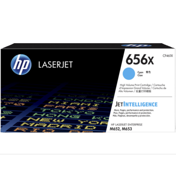 Картридж HP CF461X № 656X для HP CLJ M652/M653 , 22000 стр, голубой