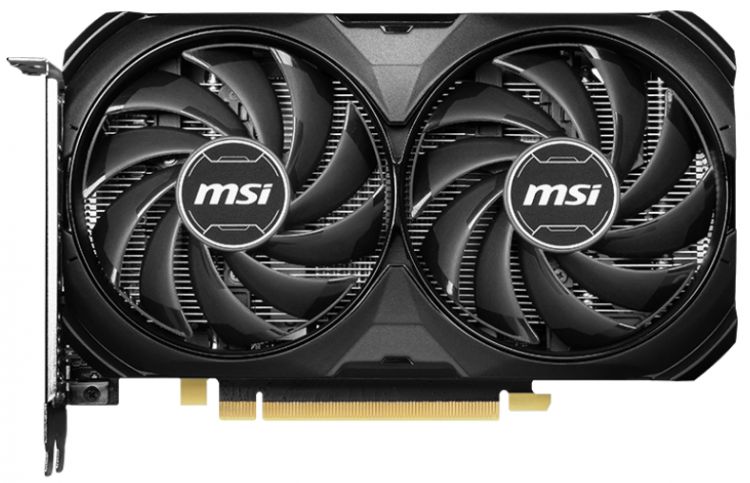 Видеокарта PCI-E MSI GeForce RTX 4060 Ti VENTUS 2X BLACK (RTX 4060 Ti VENTUS 2X BLACK 8G OC) 8GB GDDR6 128bit 5nm 2310/18000MHz HDMI/3*DP