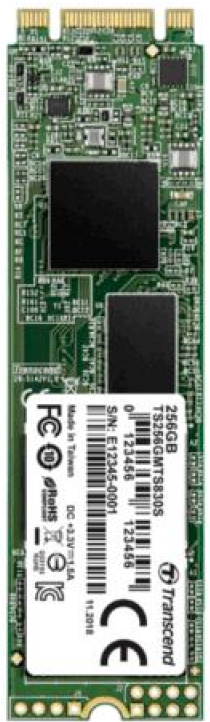 Накопитель SSD M.2 2280 Transcend TS256GMTS830S MTS830 256GB SATA 6Gb/s 3D NAND TLC 530/400MB/s 45K/70K IOPS MTBF 1M