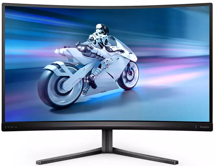 Монитор 27 Philips 27M2C5500W черный, VA, изогнутый, 2560x1440, 240Hz, 0.5 ms, 178°/178°, 400 cd/m, 3000:1, 2*HDMI