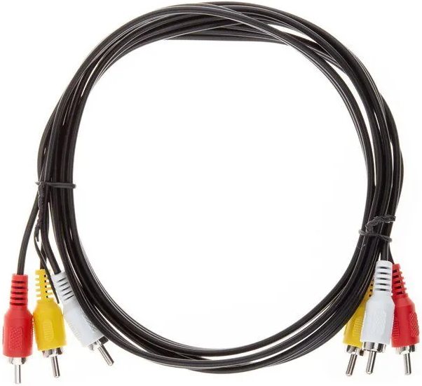 Кабель VCOM VAV7150-3M соединительный 3xRCA (M)=>3xRCA (M), 3м