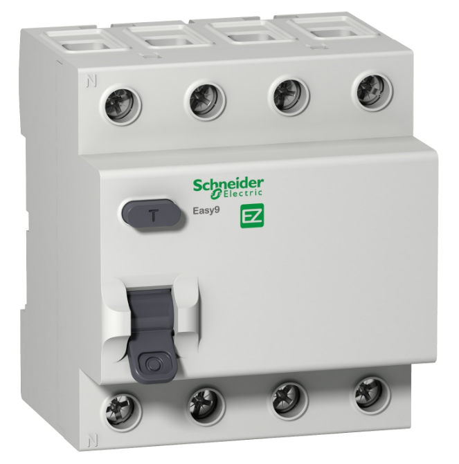 Выключатель дифференциального тока (ВДТ, УЗО) Schneider Electric EZ9R34425 4P 25А 30мА AC