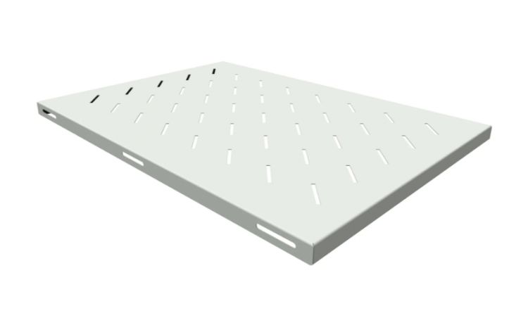 Полка SNR SNR-SHELF-09065-20G стационарная для шкафов глубиной 900мм (глубина полки 650мм), нагрузка 20кг, серая