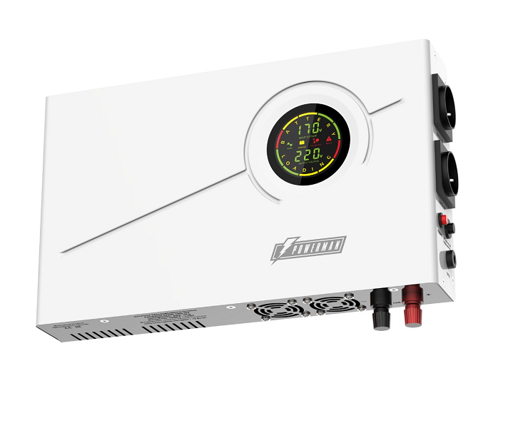 Источник бесперебойного питания Powerman Smart 1000 INV 6121422 line-interactive, 1000VА/600W, 2*Shuko