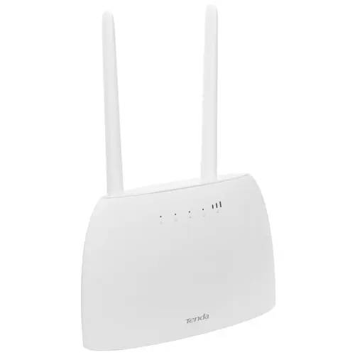 Роутер Tenda 4G06 4G LTE и 4G VoLTE WiFi 802.11b/g/n, поддержка FDD VoLTE/CSFB/TDD LTE/DC-HSPA+/GSM, TR069, 802.11 b/g/n 300Мбит/с, слот для SIM-карт.