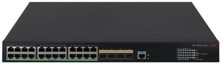 Коммутатор H3C LS-5570S-28S-EI L3 Switch 24*10/100/1000BASE-T Ports and 4*SFP+ Ports w/o PSU