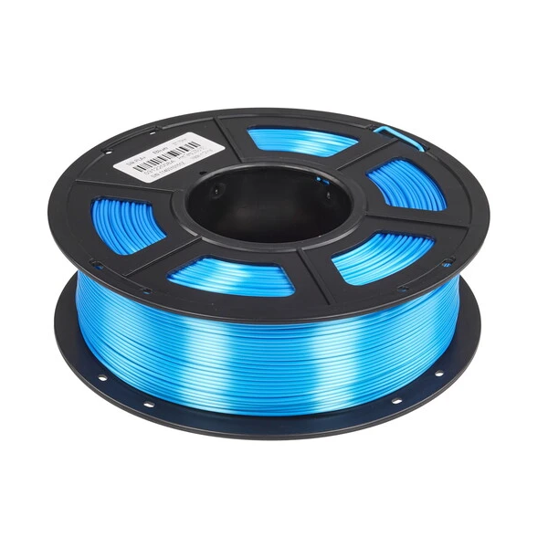 Пластик NVP NV-3D-SILK-PLA-P-BLUE Silk PLA+ Blue для 3D печати, диаметр 1.75мм, длина 330м, 1 кг