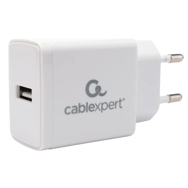 Зарядное устройство сетевое Cablexpert MP3A-PC-56 Зарядное устройство Cablexpert 5Вт, 1А, 1хUSB, белый, пакет