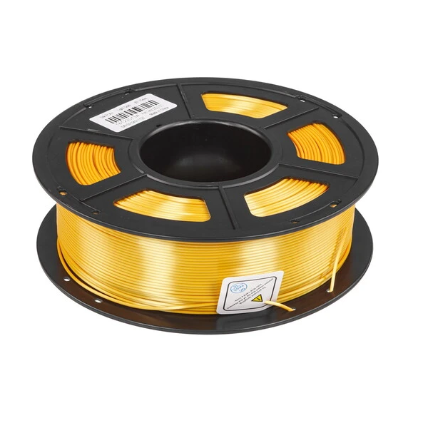 Пластик NVP NV-3D-PLA-P-LIGHT-GOLD PLA+ Light Gold для 3D печати, диаметр 1.75мм, длина 330м, 1 кг