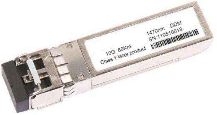 Модуль SFP+ QTECH QSC-SFP+80G10С-xxD CWDM, 80 км, 10 Гбит/c, (где xx = номер канала c 47-61), EML, APD