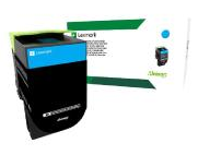 Картридж Lexmark 80C80CE голубой, для CX310/CX410/CX510, 1000 копий