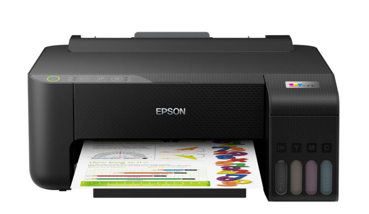 Принтер струйный цветной Epson EcoTank L1250 C11CJ71404 A4, 5760x1440dpi, ч/б 33стр/мин, цвет 15стр/мин, чёрный (C11CJ71403/C11CJ71405/C11CJ71402)