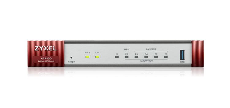  Межсетевой экран ZYXEL ATP100 2xWAN GE (1xRJ-45 и 1xSFP), 4xLAN/DMZ GE, 1xUSB3.0, AP Controller (8/24), Sandbox и Botnet Filter, с подпиской Gold на 1