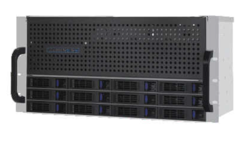 Корпус серверный 5U Procase ES512XS-SATA3-B-0 (12 SATA3/SAS 12Gb hotswap HDD), черный, без блока питания, глубина 400мм, MB 12x13