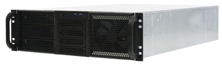 Корпус серверный 3U Procase RE306-D3H9-C8-48 3x5.25+9HDD,черный,без блока питания(2U,2U-redundant),глубина 480мм,MB CEB 12x10.5,8slot