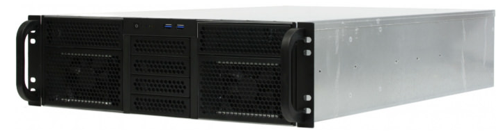  Корпус серверный 3U Procase RE306-D2H10-E8-55 2x5.25+10HDD,черный,без блока питания(2U,2U-redundant),глубина 550мм,MB EATX 12x13,8slot